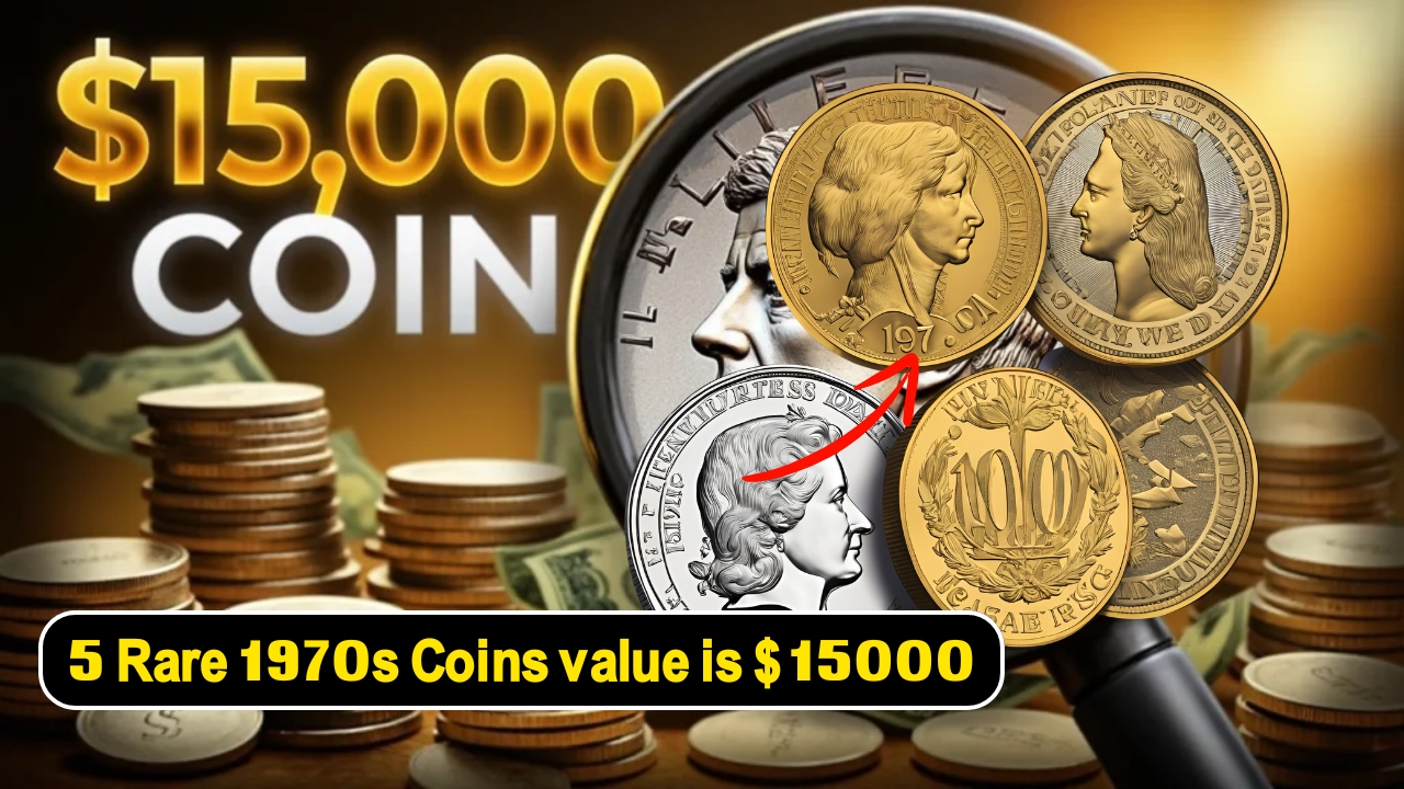 5 Rare 1970s Coins value is $15000