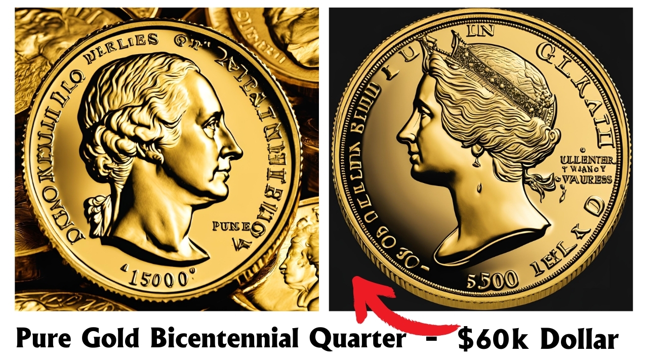 Pure Gold Bicentennial Quarter Coin Value Skyrockets to $60K